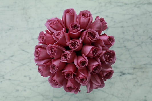 Lanval - Luxury Purple Roses, Delivered in Our Signature Box