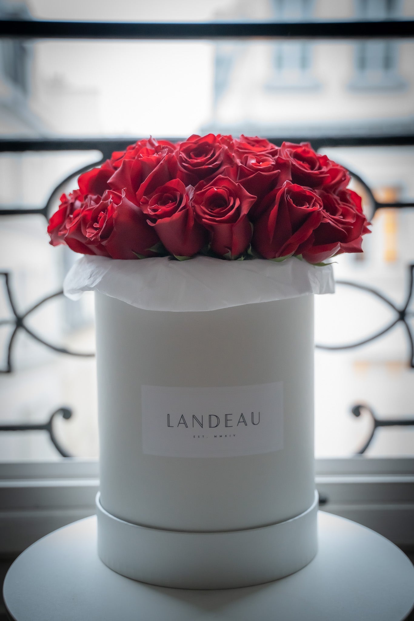 Pont des Arts – Luxury Red Roses, Delivered in Our Signature Box